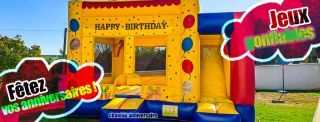 Fêtez votre anniversaire dans un château gonflable avec Elite Animation c'est possible !